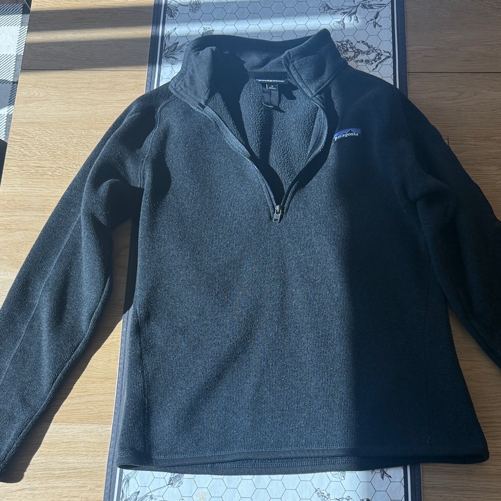 Patagonia Black Fleece Quarter-Zip Pullover
